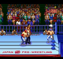 Image n° 1 - screenshots  : Zennihon Pro Wrestling 2 - 3-4 Budoukan